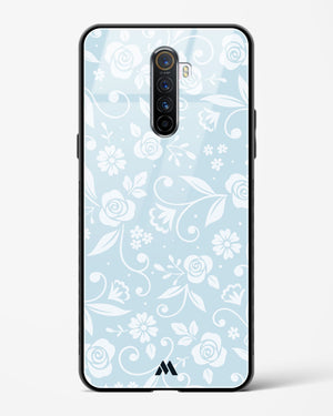 Floral Blue Zephyrs Glass Case Phone Cover (Oppo)