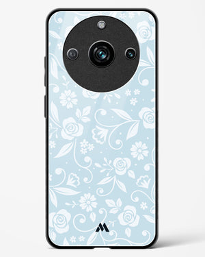 Floral Blue Zephyrs Glass Case Phone Cover (Realme)