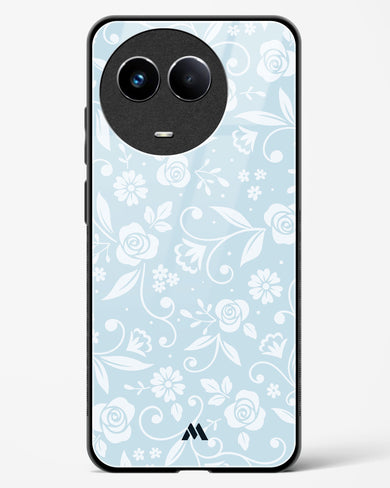 Floral Blue Zephyrs Glass Case Phone Cover (Realme)