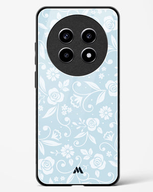 Floral Blue Zephyrs Glass Case Phone Cover (Realme)