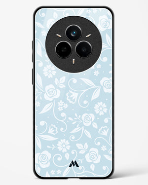 Floral Blue Zephyrs Glass Case Phone Cover (Realme)