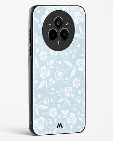 Floral Blue Zephyrs Glass Case Phone Cover (Realme)