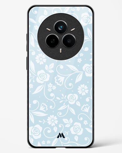 Floral Blue Zephyrs Glass Case Phone Cover (Realme)