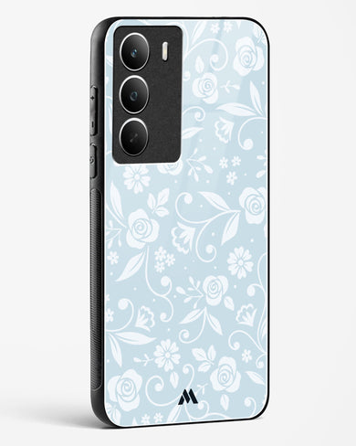 Floral Blue Zephyrs Glass Case Phone Cover (Realme)