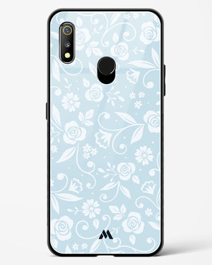 Floral Blue Zephyrs Glass Case Phone Cover-(Realme)