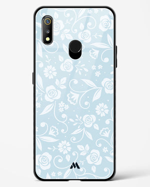 Floral Blue Zephyrs Glass Case Phone Cover (Realme)
