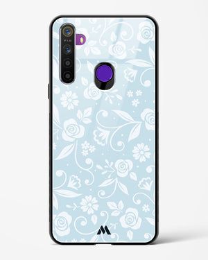 Floral Blue Zephyrs Glass Case Phone Cover (Realme)