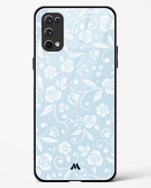 Floral Blue Zephyrs Glass Case Phone Cover-(Realme)