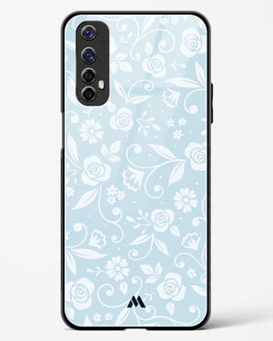 Floral Blue Zephyrs Glass Case Phone Cover-(Realme)