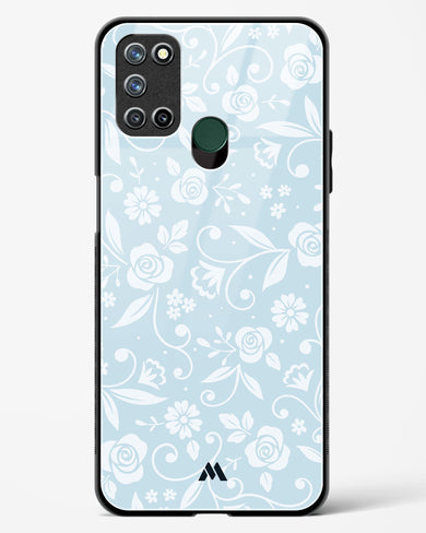 Floral Blue Zephyrs Glass Case Phone Cover (Realme)