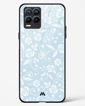 Floral Blue Zephyrs Glass Case Phone Cover (Realme)