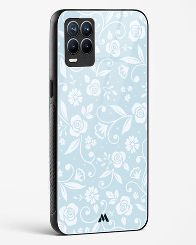 Floral Blue Zephyrs Glass Case Phone Cover (Realme)