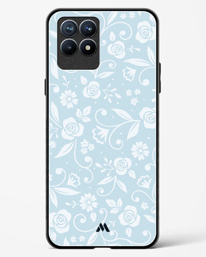 Floral Blue Zephyrs Glass Case Phone Cover-(Realme)