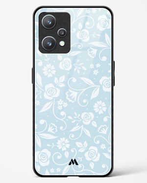 Floral Blue Zephyrs Glass Case Phone Cover (Realme)