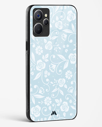 Floral Blue Zephyrs Glass Case Phone Cover (Realme)
