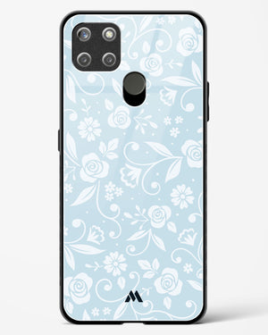 Floral Blue Zephyrs Glass Case Phone Cover-(Realme)