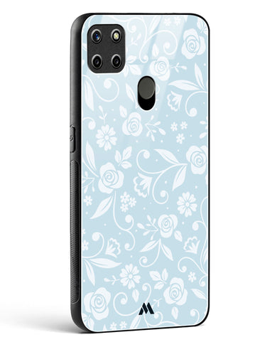 Floral Blue Zephyrs Glass Case Phone Cover (Realme)