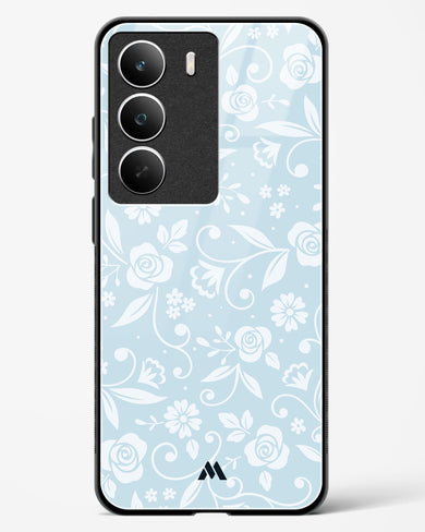 Floral Blue Zephyrs Glass Case Phone Cover (Realme)