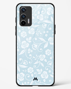 Floral Blue Zephyrs Glass Case Phone Cover (Realme)