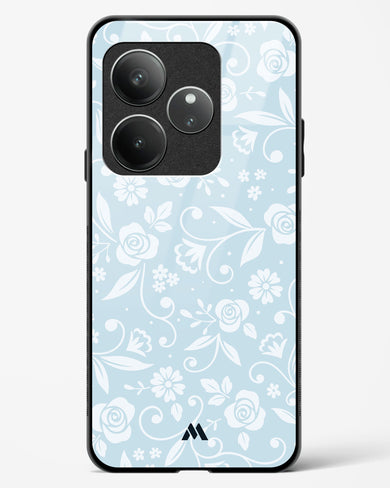 Floral Blue Zephyrs Glass Case Phone Cover (Realme)