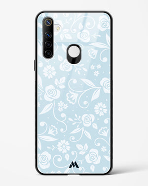 Floral Blue Zephyrs Glass Case Phone Cover (Realme)