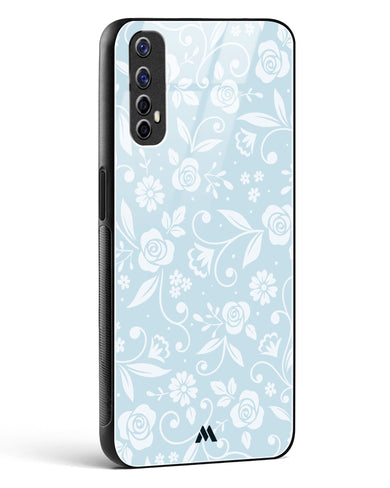 Floral Blue Zephyrs Glass Case Phone Cover (Realme)