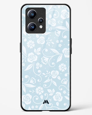 Floral Blue Zephyrs Glass Case Phone Cover (Realme)