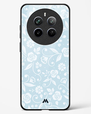 Floral Blue Zephyrs Glass Case Phone Cover (Realme)