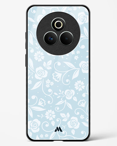 Floral Blue Zephyrs Glass Case Phone Cover (Realme)