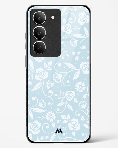 Floral Blue Zephyrs Glass Case Phone Cover (Realme)