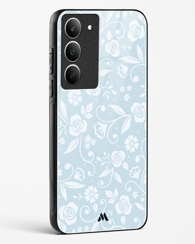 Floral Blue Zephyrs Glass Case Phone Cover (Realme)