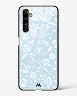 Floral Blue Zephyrs Glass Case Phone Cover-(Realme)