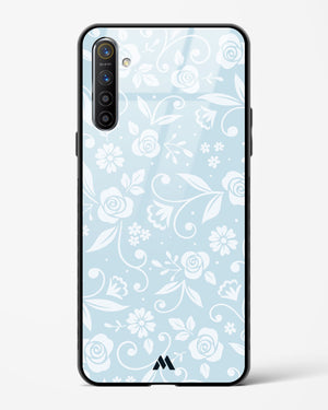 Floral Blue Zephyrs Glass Case Phone Cover (Realme)