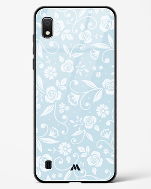 Floral Blue Zephyrs Glass Case Phone Cover (Samsung)