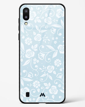 Floral Blue Zephyrs Glass Case Phone Cover (Samsung)