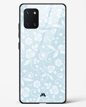 Floral Blue Zephyrs Glass Case Phone Cover-(Samsung)