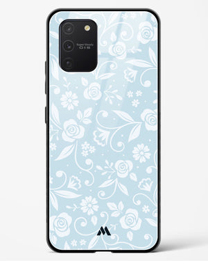 Floral Blue Zephyrs Glass Case Phone Cover (Samsung)
