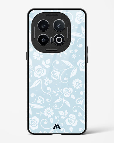 Floral Blue Zephyrs Glass Case Phone Cover (Vivo)