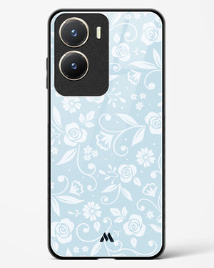 Floral Blue Zephyrs Glass Case Phone Cover (Vivo)