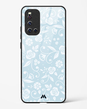 Floral Blue Zephyrs Glass Case Phone Cover (Vivo)