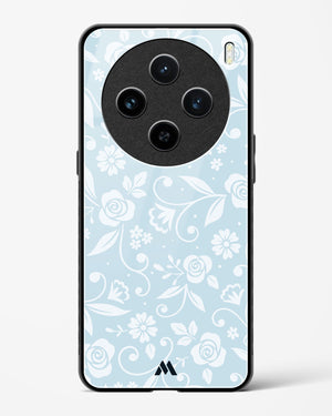 Floral Blue Zephyrs Glass Case Phone Cover (Vivo)