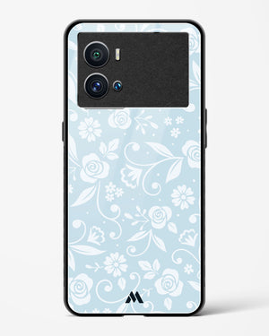 Floral Blue Zephyrs Glass Case Phone Cover-(Vivo)