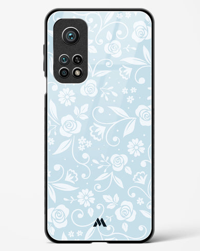 Floral Blue Zephyrs Glass Case Phone Cover-(Xiaomi)