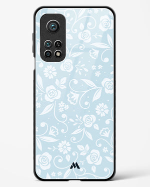 Floral Blue Zephyrs Glass Case Phone Cover (Xiaomi)