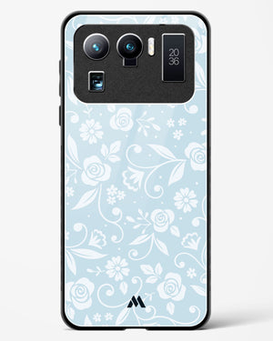 Floral Blue Zephyrs Glass Case Phone Cover (Xiaomi)