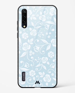 Floral Blue Zephyrs Glass Case Phone Cover-(Xiaomi)