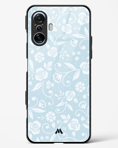 Floral Blue Zephyrs Glass Case Phone Cover-(Xiaomi)