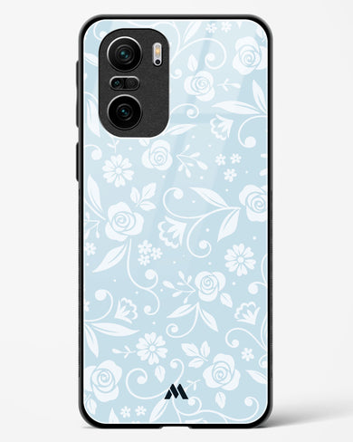 Floral Blue Zephyrs Glass Case Phone Cover-(Xiaomi)