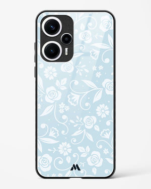 Floral Blue Zephyrs Glass Case Phone Cover-(Xiaomi)