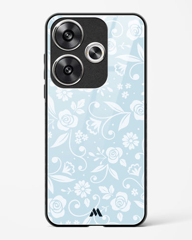 Floral Blue Zephyrs Glass Case Phone Cover-(Xiaomi)